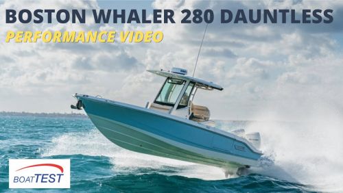 Boston Whaler 280 Dauntless Test Video 2023 Video