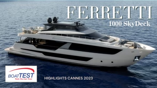 Ferretti 1000 Skydeck “Highlights” Cannes 2023 Video