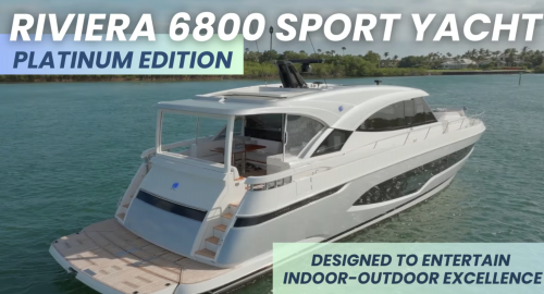 Riviera 6800 Sport Yacht Platinum Edition (2025) 